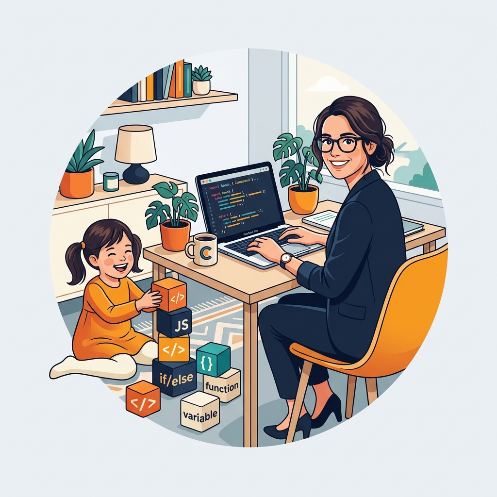 The Coding Mama Illustration